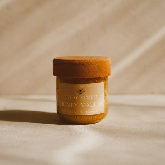 Gommage pour le corps naturel "Honey Valley" - body scrub - exfoliant pour le corps - exfoliant