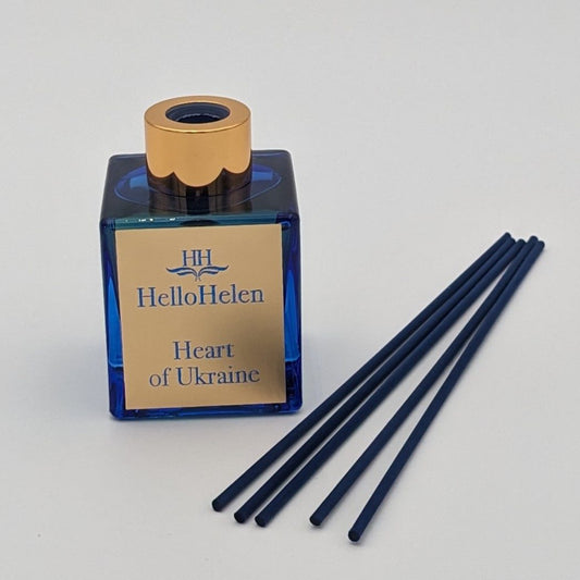Heart of Ukraine - HelloHelen - Diffuseur de parfum 100ml - batonnets