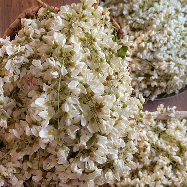 Savon artisanal naturel "Acacia Blanc" fait à la main - savon bio - savon organique