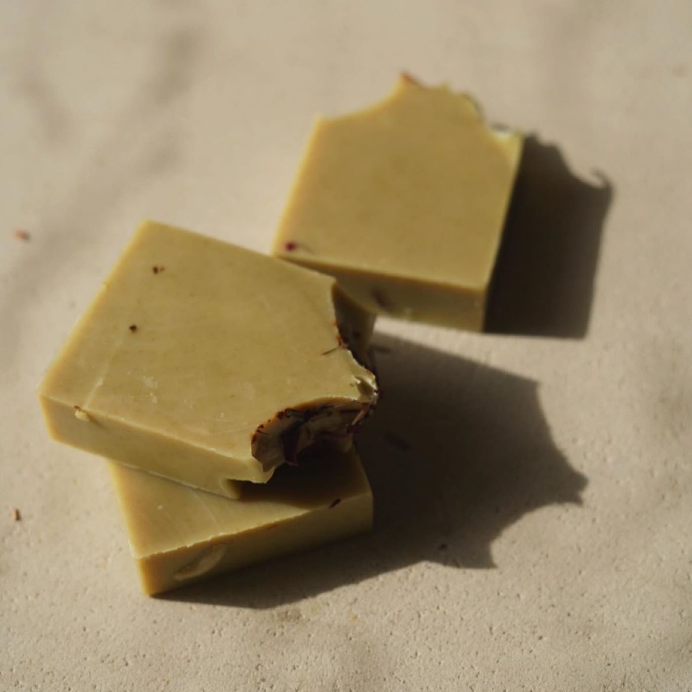 Savon artisanal naturel "Citronnelle" fait à la main - savon organique - savon handmade