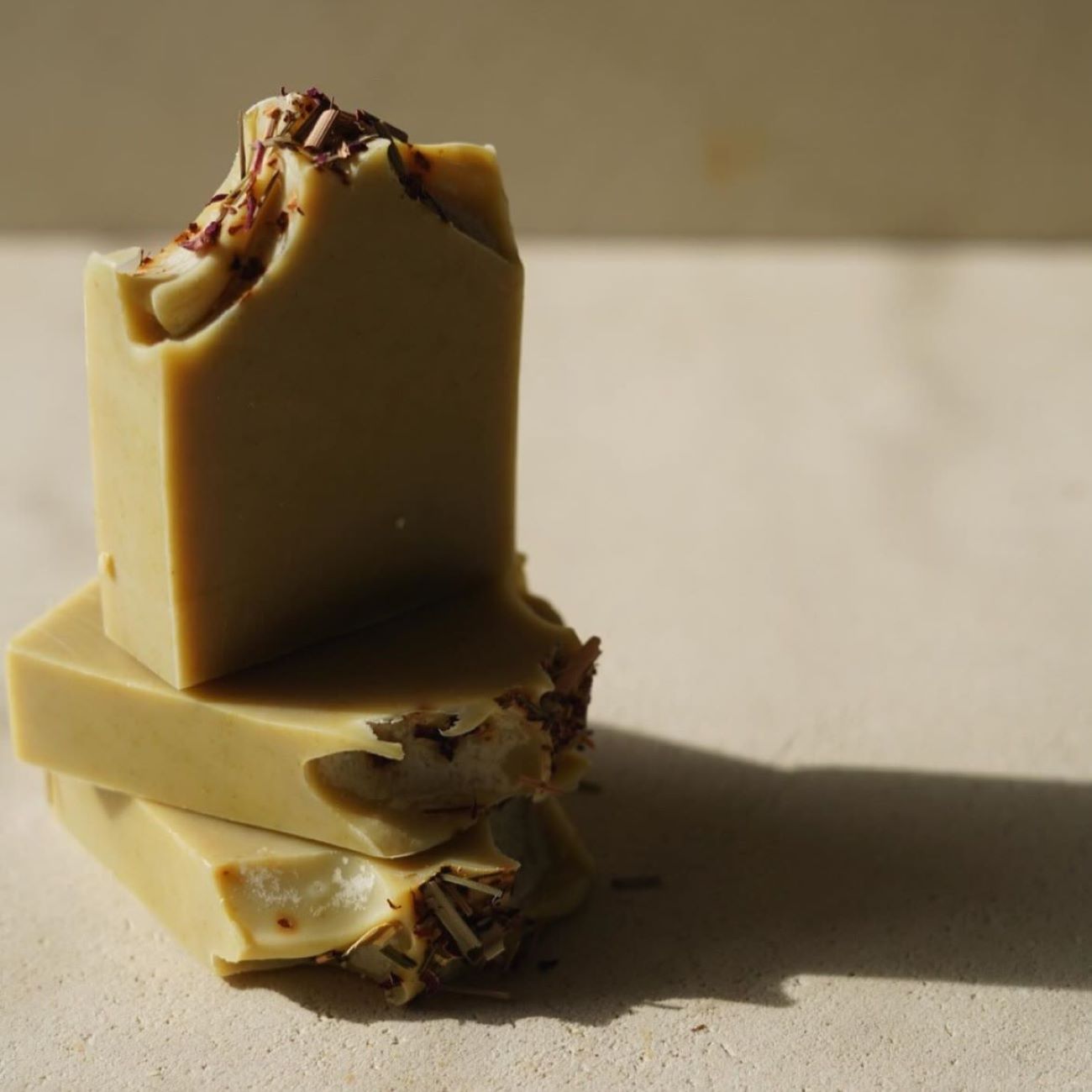 Savon artisanal naturel "Citronnelle" fait à la main - savon organique - savon handmade