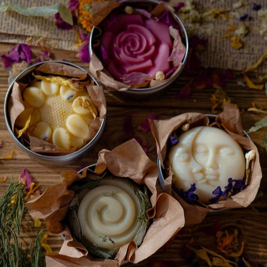 Lotion solide hydratante pour le corps à base de cire d'abeille - Holy Garden - 80 g