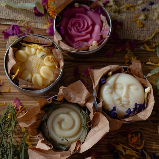 Lotion solide pour le corps à base de cire d'abeille "Goddess" - lotion corporelle - naturel - organique - lotion hydratante