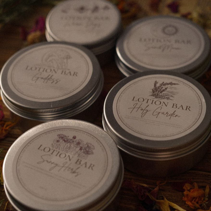 Lotion solide pour le corps à base de cire d'abeille "Sun & Moon" - lotion corporelle - naturel - organique - lotion hydratante